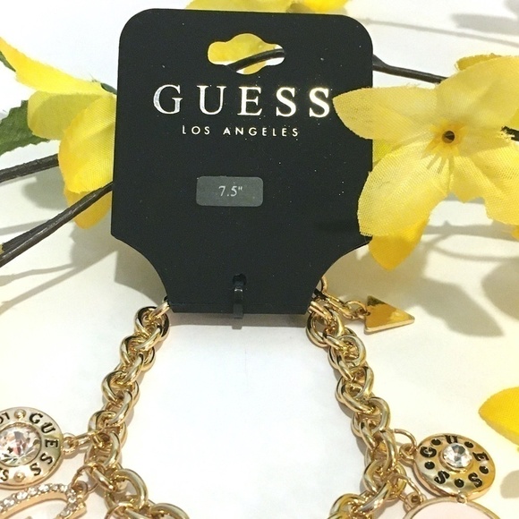 3/$29! GUESS Charm Bracelet Tassel, Heart, Key - Picture 7 of 8